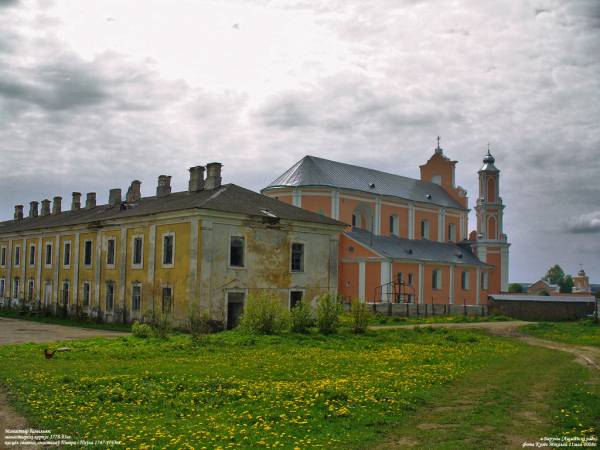 Boruny. Kościół ŚŚ. App. Piotra i Pawła i klasztor Bazylianów